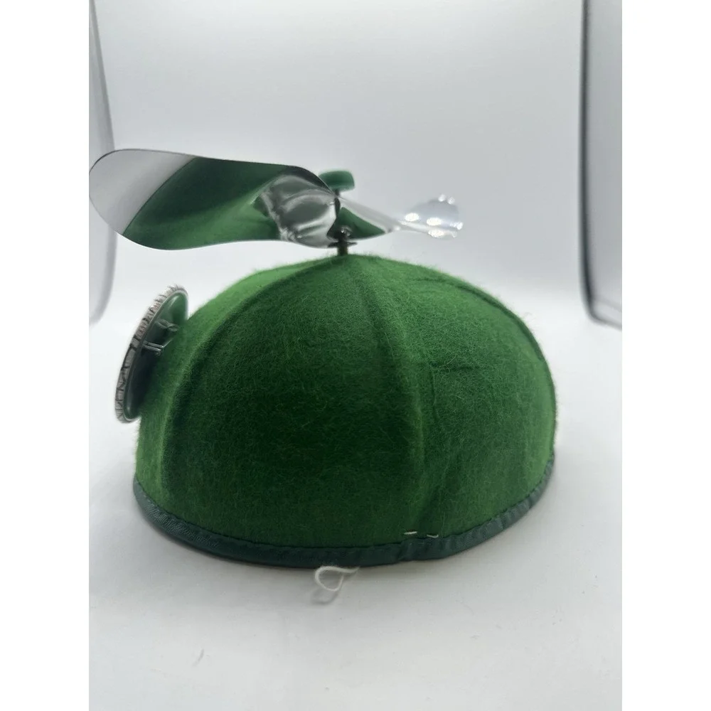 Vintage Jhats Old Fogey Propeller Hat Green Novelty Helicopter Cap USA